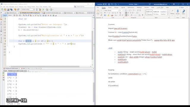 Lab 002 | Lab 1 Q 2,3 | Data Type, Scanner, Input next, Looping, String | Timestamp Included смотреть онлайн