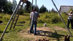 Бурение скважины вручную.Часть 1.