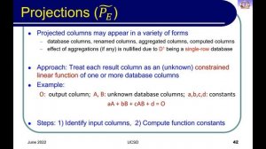 UC San Diego CSE Database Seminar talk by Prof. Jayant Haritsa (IISc)