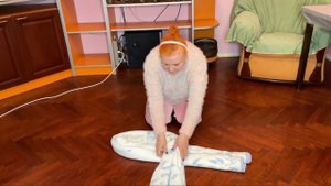 Лайфхак как сложить одеяло