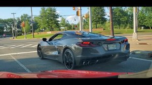 2021 Chevrolet Corvette Stingray C8 Driving on Road