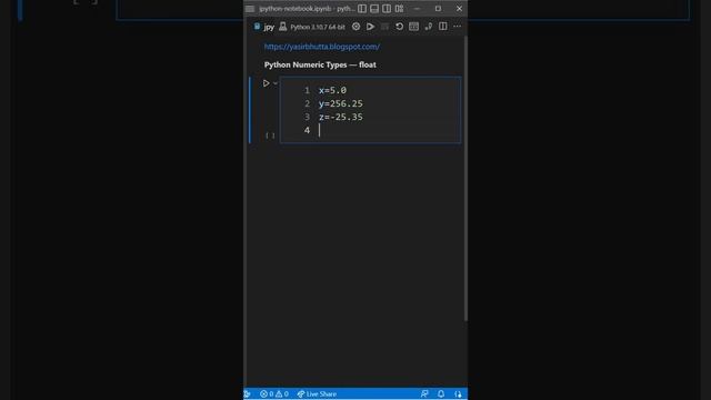 #1 float | Python Numeric Types — float | Python Tips | Python Tutorial for Beginners