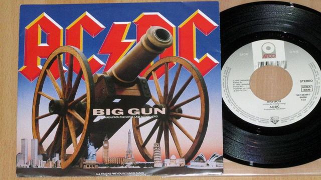 AC/DC - Big gun guitar backing track смотреть онлайн