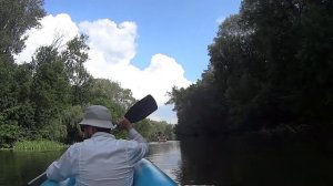 Сплав на надувном каяке по реке Псел \ VLOG