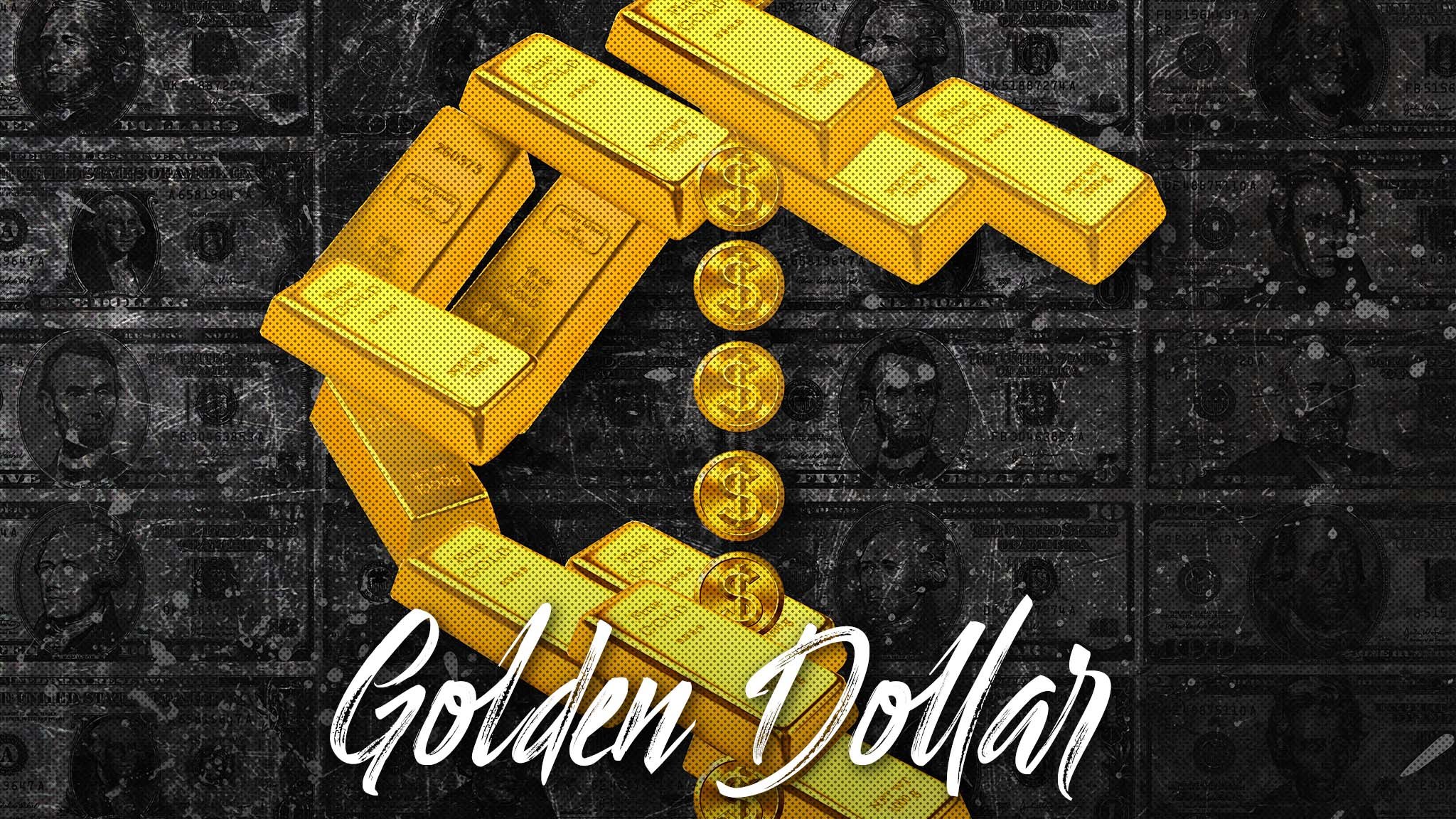 ДЕНЕЖНАЯ КАРТИНА  - ЗОЛОТОЙ ДОЛЛАР | Golden dollar
