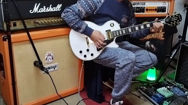 3 riffs | marshall jcm 900 | epiphone LP custom White смотреть онлайн