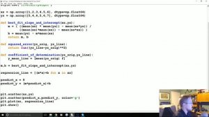 11 Programming R Squared  Practical Machine Learning Tutorial with Python p 11 red manc