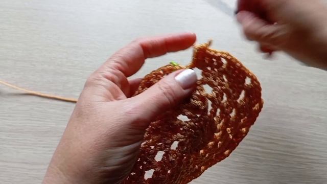 Такие салфетки понравятся всем! Круглая салфетка крючком из полиэфирного шнура смотреть онлайн