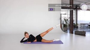 12 MINUTE LEG WORKOUT / TONED & SLIM THIGHS | Mary Braun