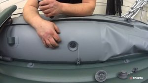 Замена и протяжка воздушных клапанов на лодке ПВХ Ракета