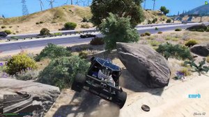 УГАРНАЯ ПОГОНЯ ЗА МАЛЕНЬКИМ PEEL P50 НА МАШИНЕ РАМПЕ В GTA 5 ONLINE!