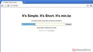 PHP Tutorials  Full URL Shortener Part 1 8