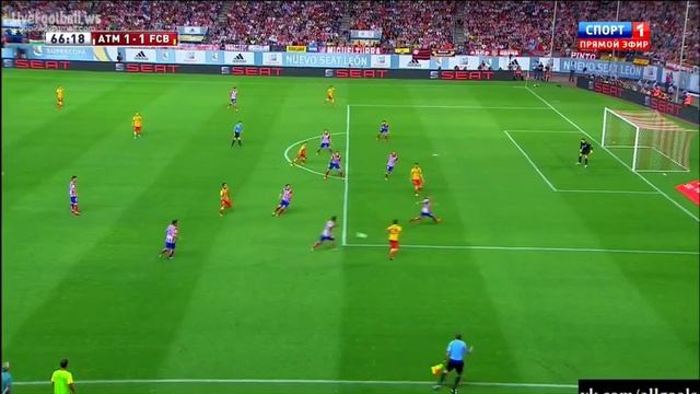 Первый гол Неймара за Барселону смотреть онлайн