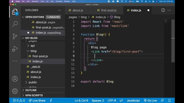 Next.js Tutorial for Beginners 2021 #3 - Navigation & Head | by Ali Hayder
