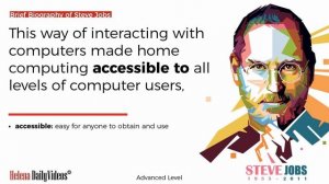 Advanced English Listening & Vocabulary with Famous People: Steve Jobs