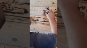 Бражирования обжиг дерева под старину.