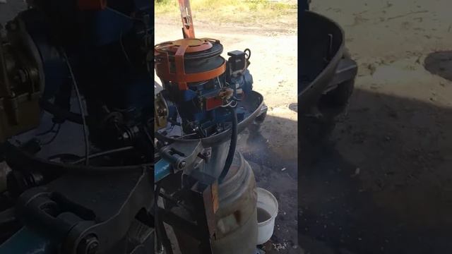 Лодочный мотор Мотор Сич 15, на базе вихря! смотреть онлайн