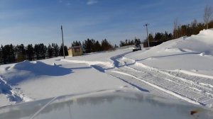 Двигатель Лифан 20 л.с. на снегоходе Буран. покатушка