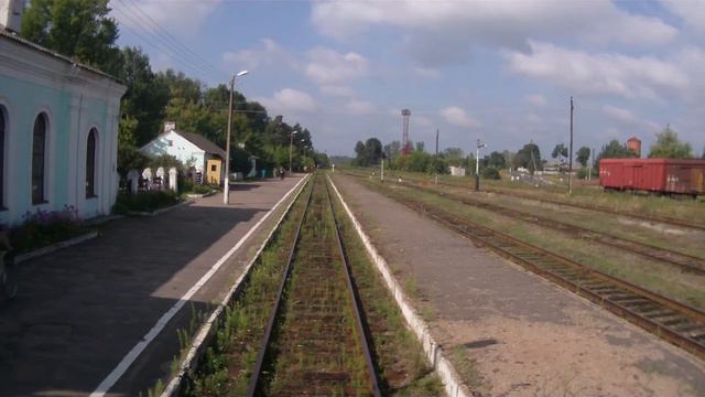 Бологое - Полоцкая ж.д. Проезжаем ст. Торопец