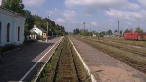 Бологое - Полоцкая ж.д. Проезжаем ст. Торопец