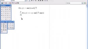 Частные производные в Mathcad