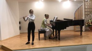 И.И.Кванц. Соната для флейты №1. Часть 1.