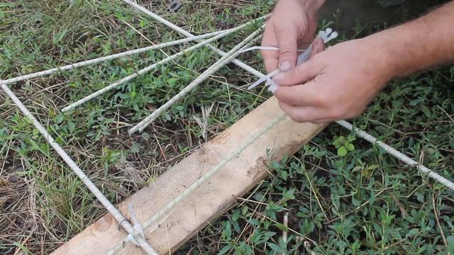 Стеклопластиковая арматура Вязка каркаса под фундамент. Часть 1 смотреть онлайн