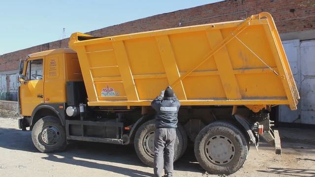 Механизм намотки полога для самосвала