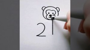 Рисунок обезьяны? Легко!