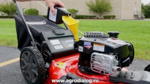Замена масла в бензиновой газонокосилке