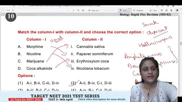 NEET 2021 All India Chapterwise Revision Test Series MD3 | Biology Rapid Fire Revision смотреть онлайн