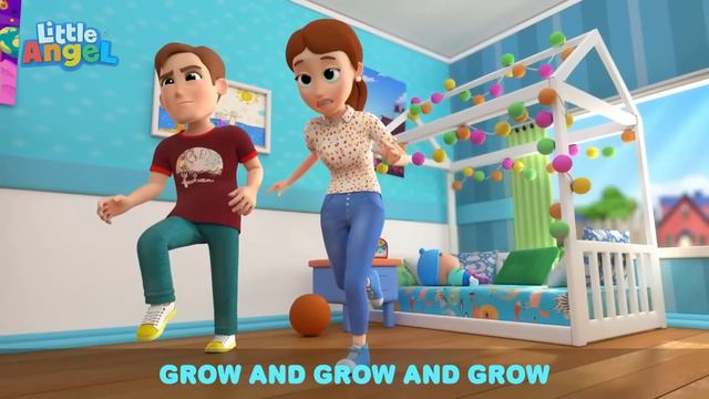 Jobs Song | Little Angel | Fun Kids Songs | Nursery Rhymes смотреть онлайн