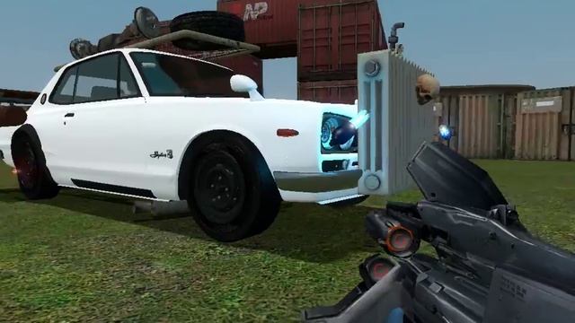 Garry's mod - Бешенная кукла и небольшой обзор на мой ниссан смотреть онлайн