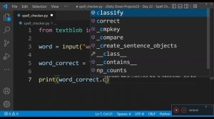 Python Project 23 Day 22 Spell Checker Program