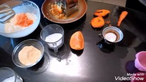 Морковно-апельсиновый  безглютеновый кекс