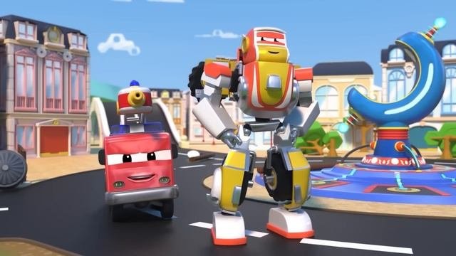 ?Oh No! BAD ROBOT Created Bad SANTA CLONES! Help, Transformer Robot Firetruck! ? Robofuse