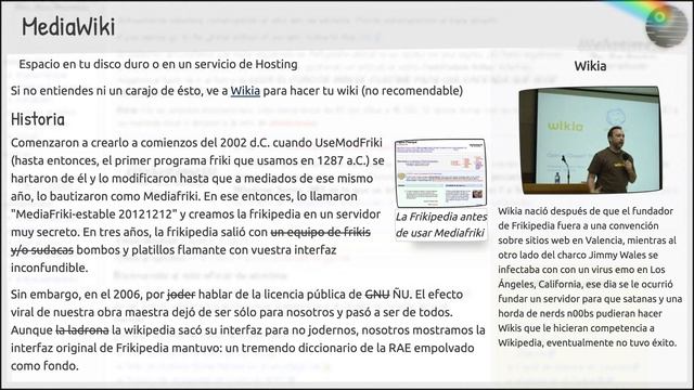 MediaWiki | video archivo de la Frikipedia смотреть онлайн