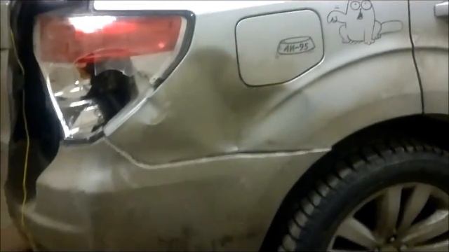 Кузовной ремонт и покраска субару форестер в Дубне смотреть онлайн