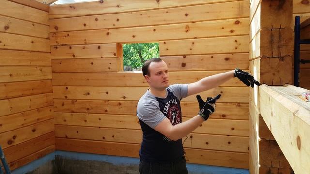 Баня из Алтайского кедра 1ч
