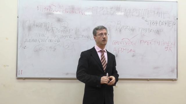 Виды правонарушений (лекция)