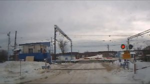 Глюкавый ЖД переезд