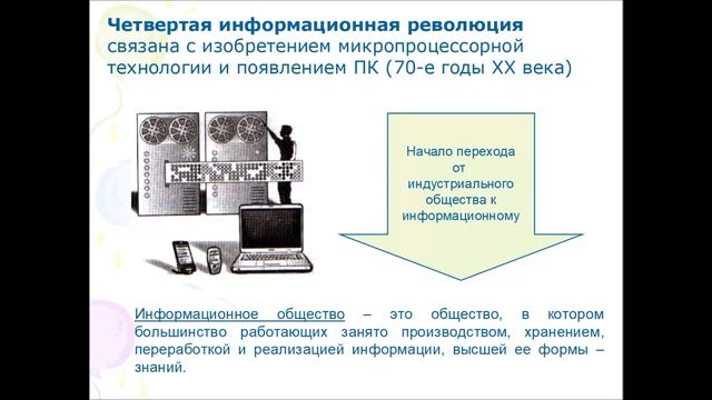Информационное общество / 9 класс смотреть онлайн