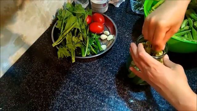 60. #Բամիայի մարինադ. Маринованная #Бамия. How to Pickle #Okra. смотреть онлайн