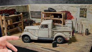 Как Сделать МИНИАТЮРНЫЙ ГАРАЖ для ГАЗ 11-73 / ДИОРАМА 1:43