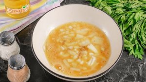 Гренки с луком