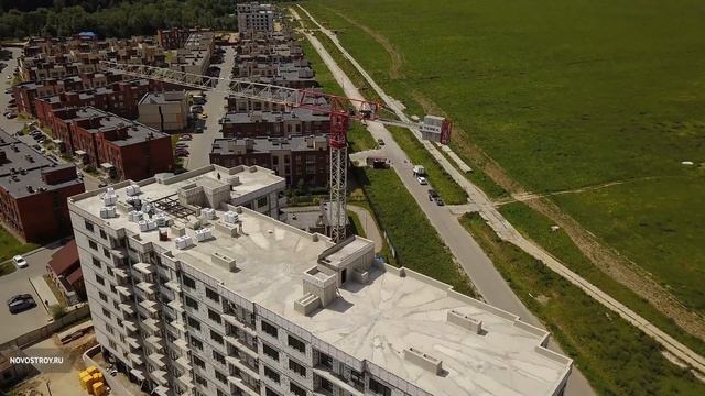 Аэросъемка ЖК «Андерсен» от 14 июня 2018 года смотреть онлайн