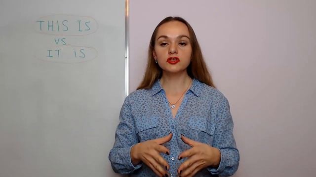Различие it is и this is смотреть онлайн