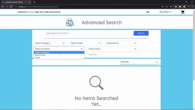 e-Shop E-Commerce Web Project EP 18 | #HTML #CSS #JavaScript #PHP #MySQL #AJAX