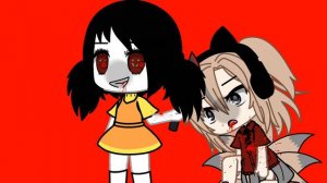 У неё красные глаза ⭕ Злой оскал, хищный взгляд... меме (гача лайф)