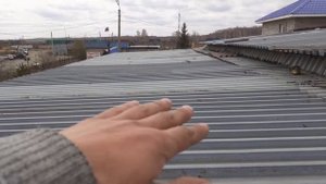 Монтаж профнастила. Промышленные обьекты